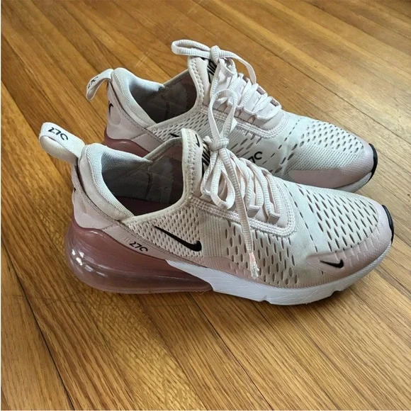 Nike Women’s Air Max 270 - Light Pink and White - Picture 2 of 4